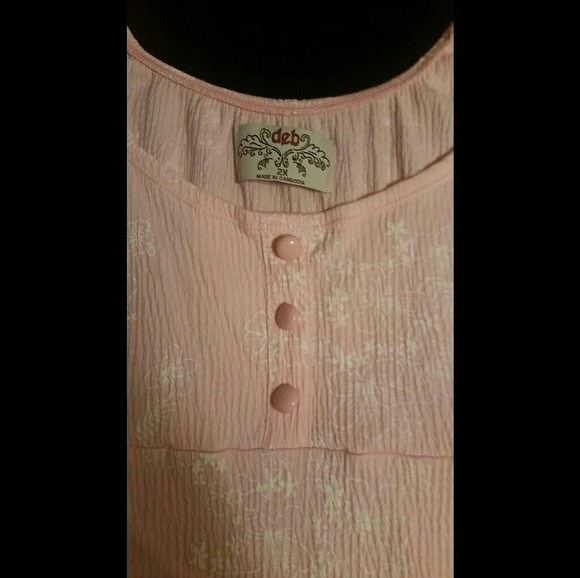 DEB shop pink floral top - Picture 3 of 3